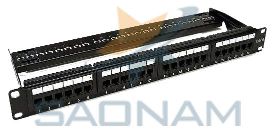 Patch panel 24port cat6